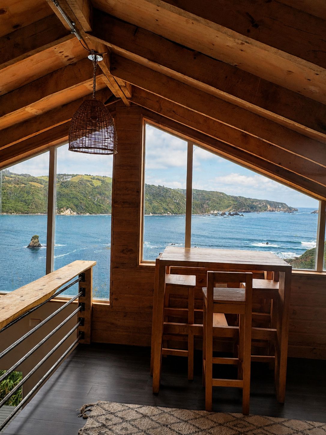 Vistas de las cabañas